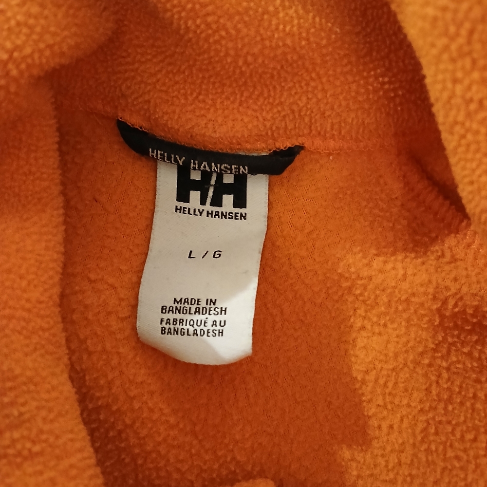 Helly Hansen Orange Fleece Jacket